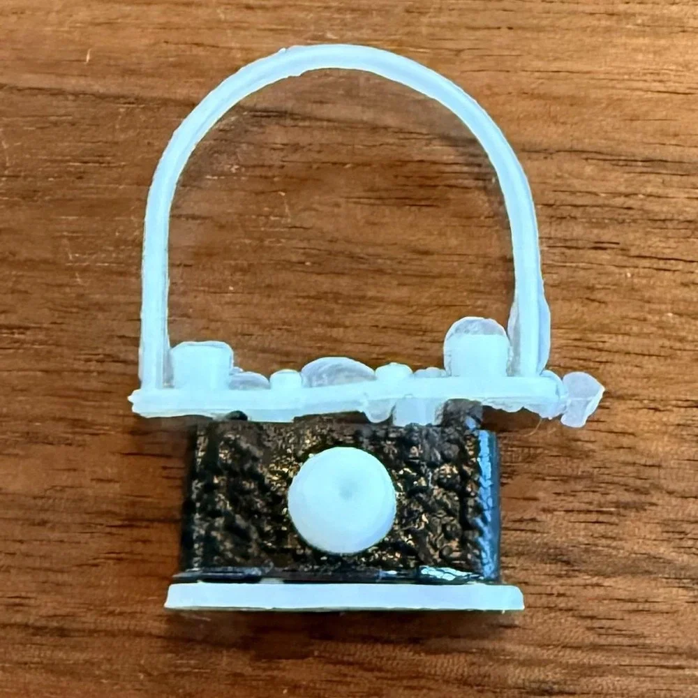 Vintage 1960s 60s Barbie Clone Camera Plastic‎ Strap Black White Hong Kong